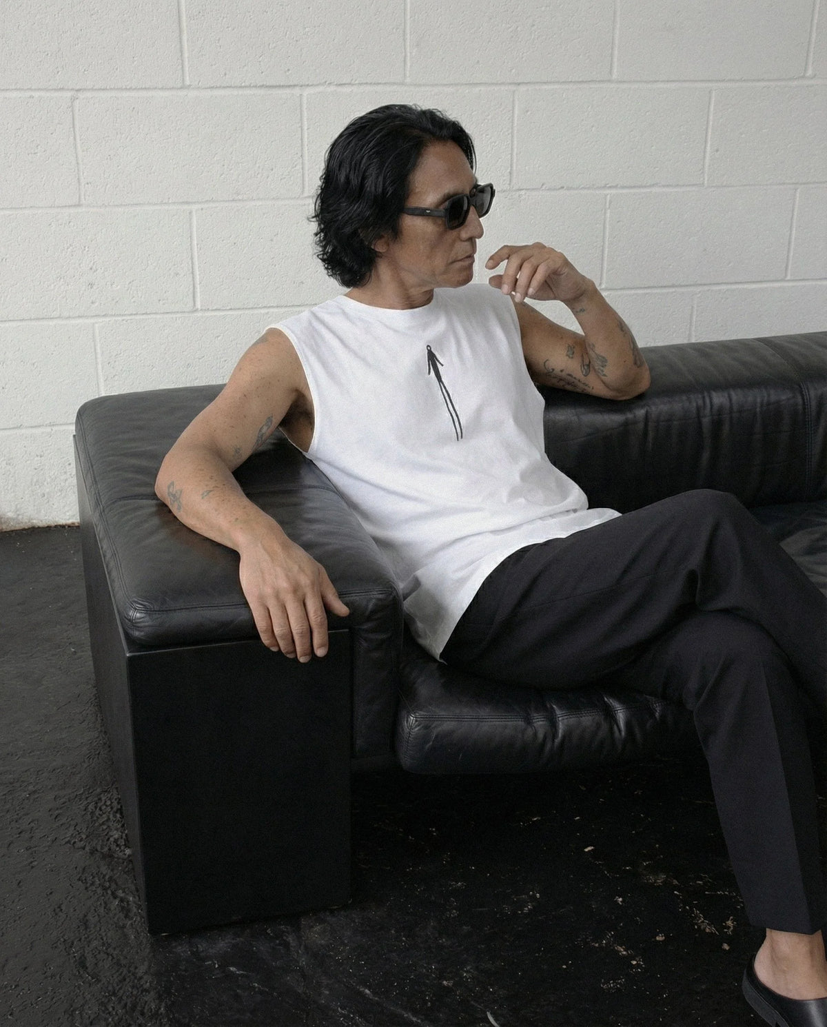 SLEEVELESS WHITE ÄÜṚЇ MEN — view 4