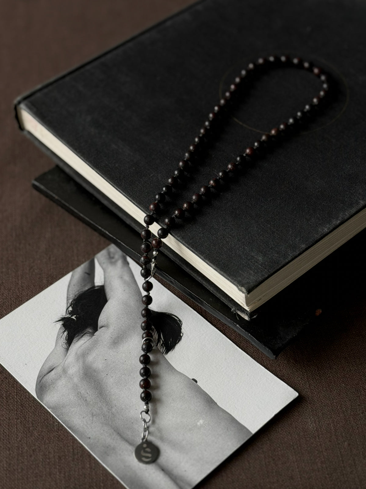 BLOODSTONE MALA NECKLACE — view 6