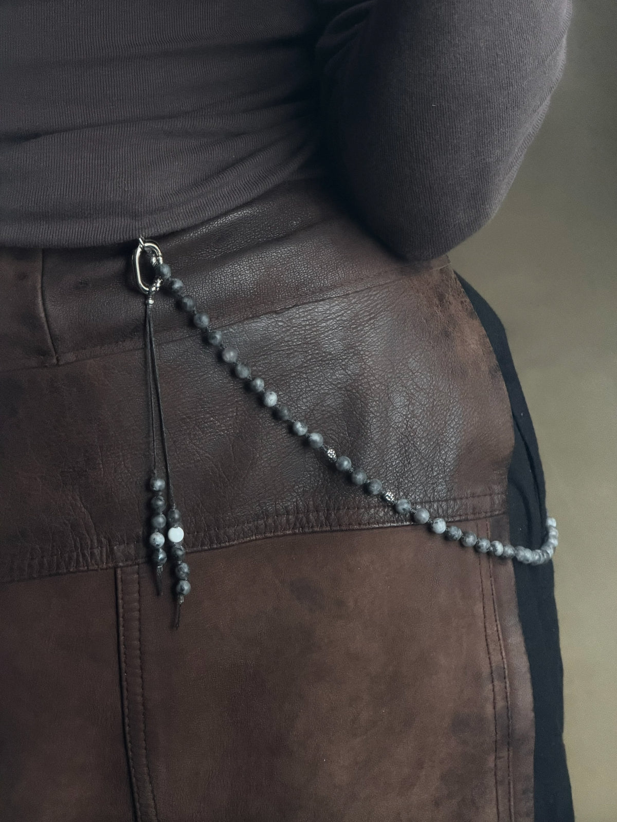 LABRADORITE INTUITION MALA — view 5