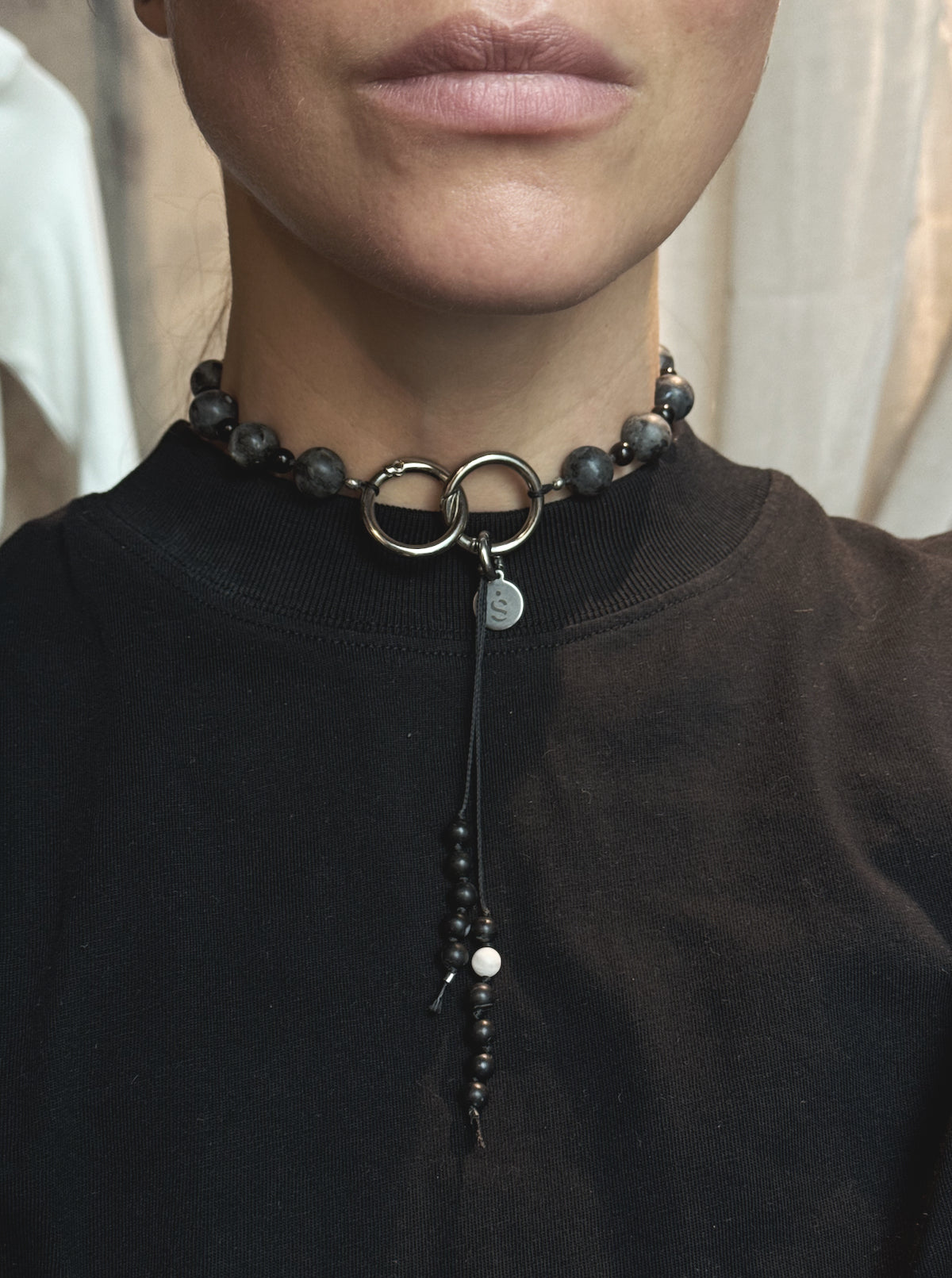 LABRADORITE REIKI ENERGY MALA — view 3