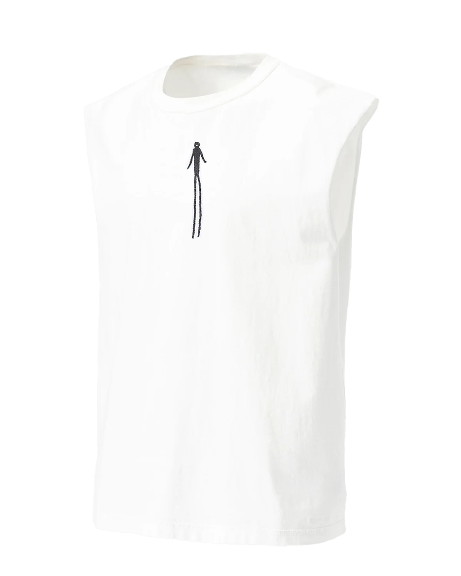 SLEEVELESS WHITE ÄÜṚЇ — view 10