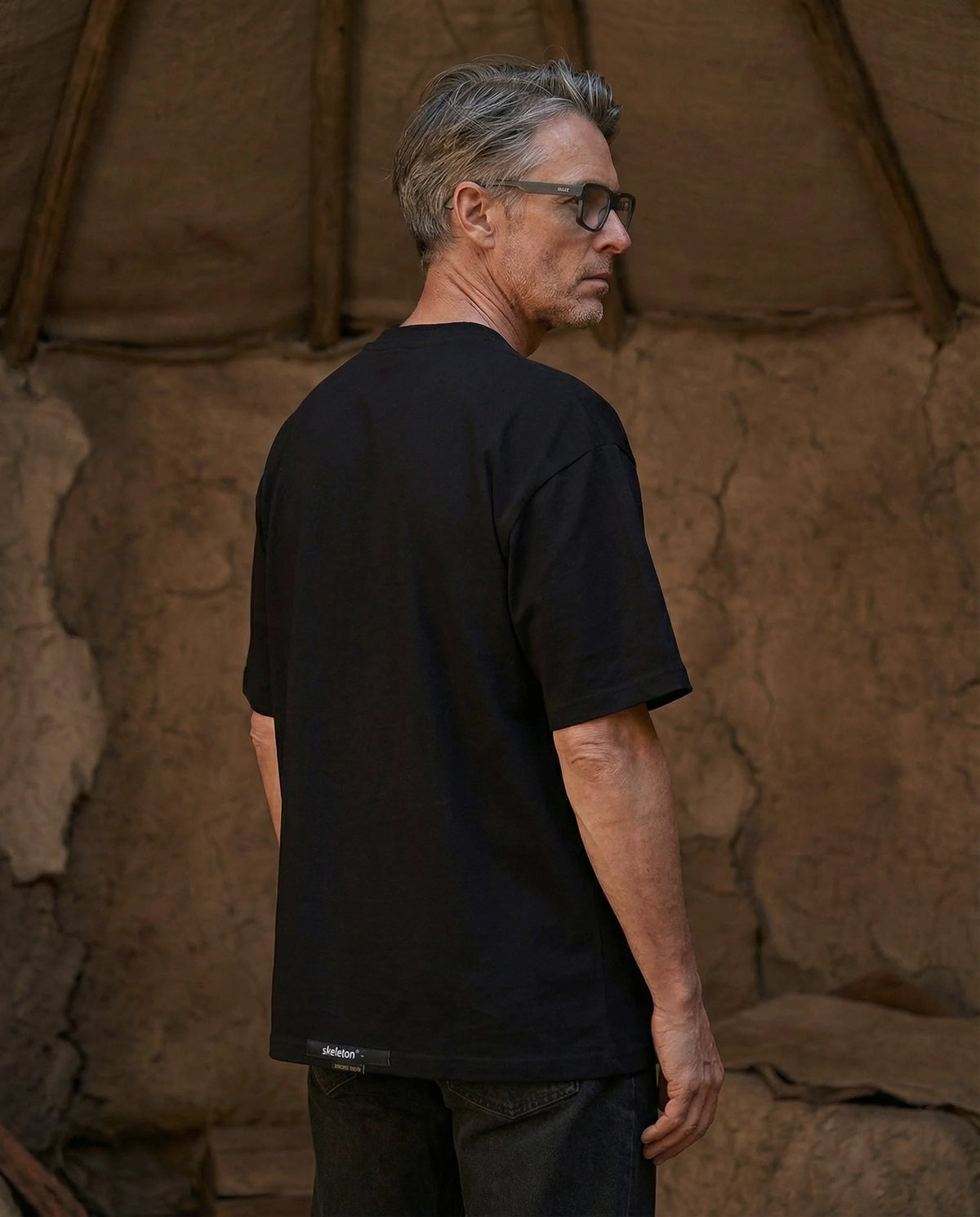 OVERSIZED BLACK ḶÜṀЇṚÄ men — view 6