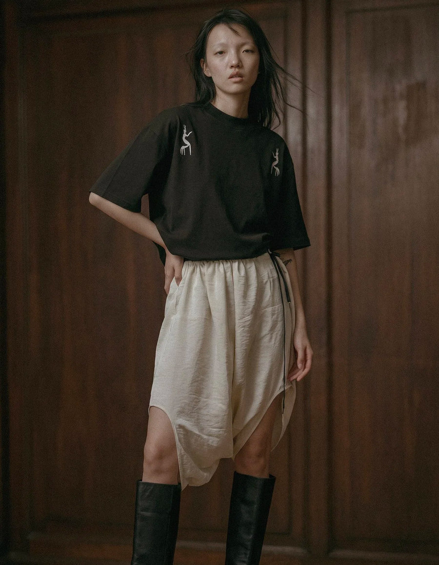 BAMBOO DROP CROTCH PANTS