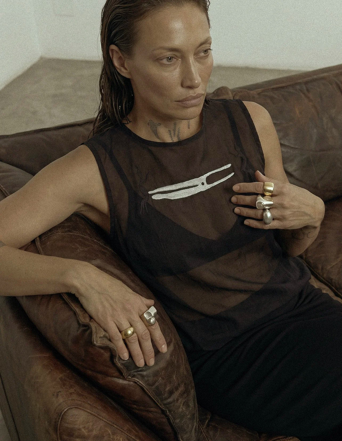 ḶÜṀЇṚÄ CHIFFON TOP — view 2