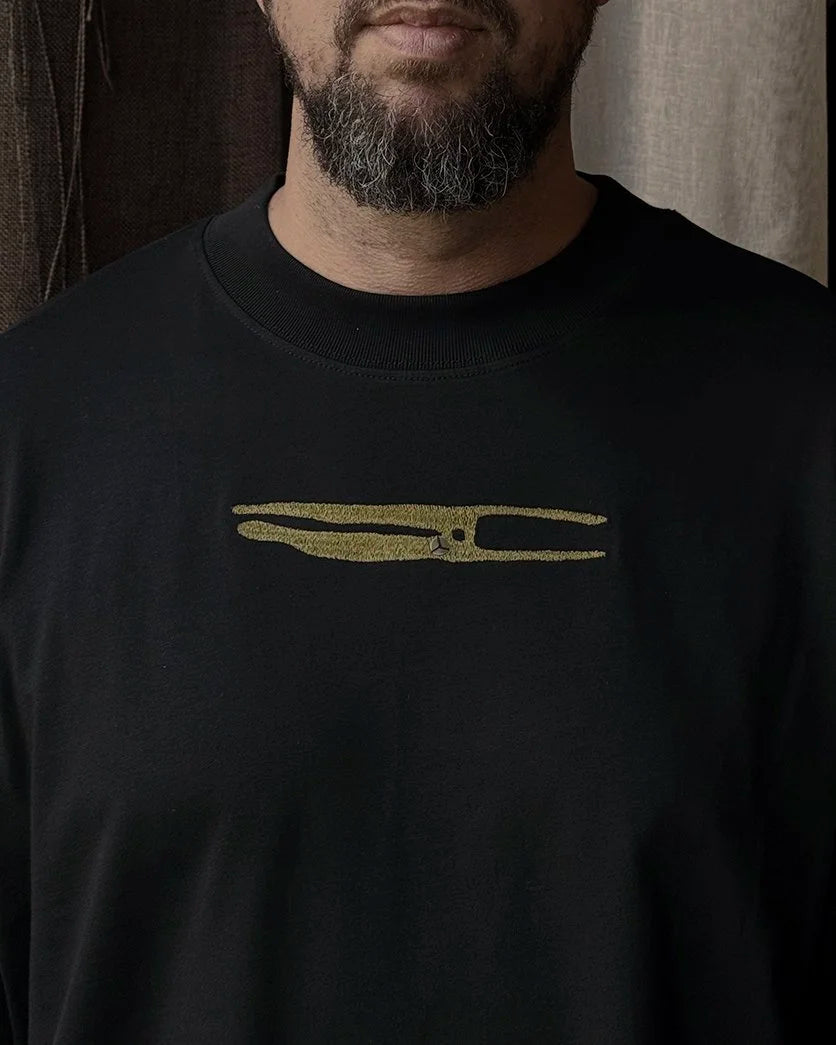 OVERSIZED BLACK ḶÜṀЇṚÄ MOSS GREEN men — view 2